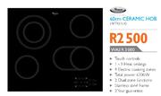Whirlpool 60cm Ceramic Hob (AKT82ILX)