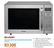 Sharp 40L Convection Microwave Oven (R-990N(S)
