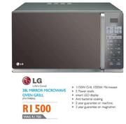 LG 38L Mirror Microwave Oven Grill (MH7948AS)