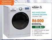 Whirlpool 9kg White Steam Washing Machine (Aquasteam 1200)