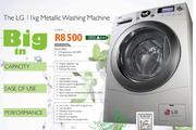 The LG 11kg Metallic Washing Machine (F1443KDS)