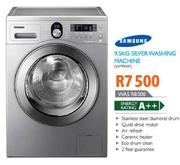 Samsung 9.5kg Silver Washing Machine (WF9904E)