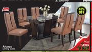 Alonzo 7 Piece Dining Suite