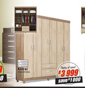 Astral Wardrobe L1650mm x W470mm x H2010mm