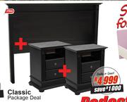 Classic 3 Piece Double Or Queen Package Deal