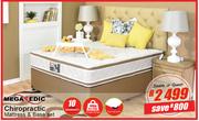 Mega Pedic Double Or Queen Chiropractic Mattress & Base Set