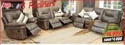 Chester 3 Piece 5 Recliners Lounge Suite