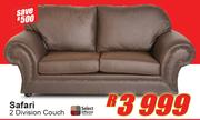 Safari 2 Division Couch