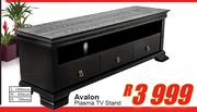 Avalon Plasma TV Stand L1800mm x W400mm x H700mm