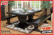 Pyramid 3 Piece Dining Suite