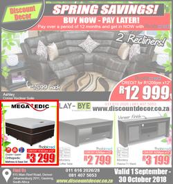 Discount Decor : Spring Savings (1 Sept - 30 Oct 2018), page 1