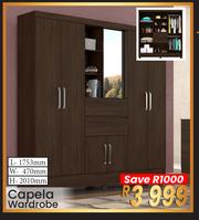 Special Capela Wardrobe L1753mm x W470mm x H2010mm m.guzzle .za