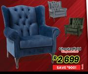 Chesterfield Wingback Chair-Each