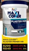 Dulux 20L Maxi Cover Plaster Primer WB