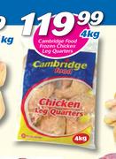 Cambridge Food Frozen Chicken Leg Quarters-4Kg