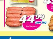 Beef Bangers-Per Kg