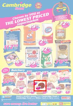 Cambridge Food Durban : April Month End (24 April - 6 May 2018), page 1