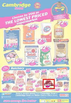 Cambridge Food Durban : April Month End (24 April - 6 May 2018), page 1