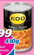 Koo Baked Beans In Tomato Sauce-4x410g