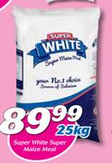 Super White Super Maize Meal-25Kg