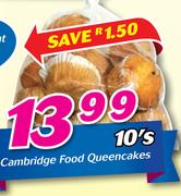 Cambridge Food Queencakes-10's Pack
