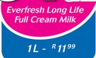 Everfresh Long Life Full Cream Milk-1Ltr