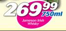 Jameson Irish Whisky-750ml