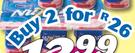 Nutriday Smooth Low Fat Yoghurt-2x6x100g Each