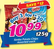 Simba Potato Chips-3x125g