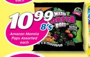 Amazon Monsta Pops 8’s-Each
