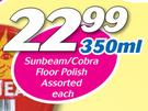 Sunbeam/Cobra Floor Polish-350ml Each