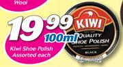 Kiwi Shoe Polish-100ml Each