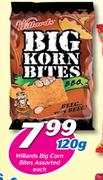 Willards Big Corn Bites Assorted-120g Each
