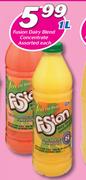 Fusion Dairy Blend Concentrate Assorted-1L Each