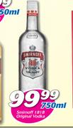 Smimoff 1818 Original Vodka-750ml