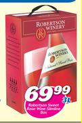 Robertsons Sweet Rose Wine Slimline Box-3L