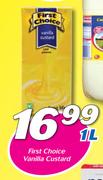 First Choice Vanilla Custard-1L