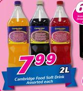 Cambridge Food Soft Drink Assorted-2L Each
