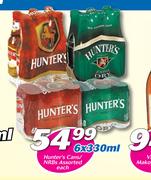 Hunter's Cans/ NRB Assorted-6 x 330ml