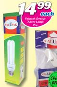 Valuepak 15W Energy Saver Lamp-Each