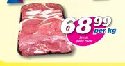 Fresh Beef Pack-Per kg