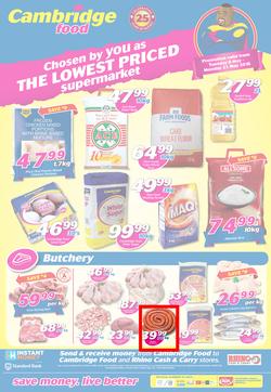 Cambridge Food Durban : May Mid Month (8 May - 21 May 2018), page 1