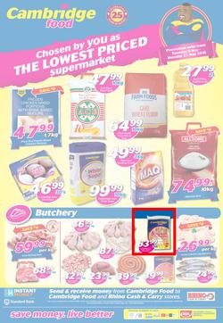 Cambridge Food Durban : May Mid Month (8 May - 21 May 2018), page 1