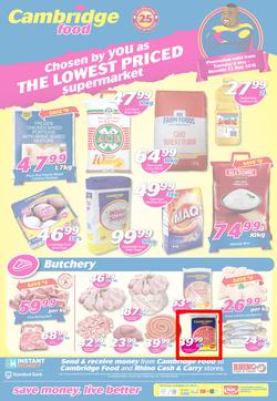 Cambridge Food Durban : May Mid Month (8 May - 21 May 2018), page 1