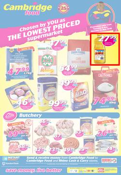 Cambridge Food Durban : May Mid Month (8 May - 21 May 2018), page 1