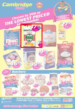 Cambridge Food Durban : May Mid Month (8 May - 21 May 2018), page 1
