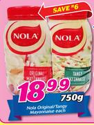Nola Original/Tangy Mayonnaise 750g-Each