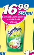 Sunlight Dishwashing Liquid Refill Pouch-750ml