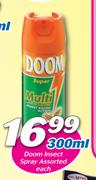 Doom Insect Spray Assorted-300ml Each