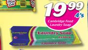 Cambridge Food Laundry Soap-4's